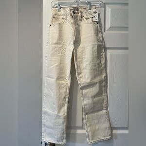Women's Cream Jeans